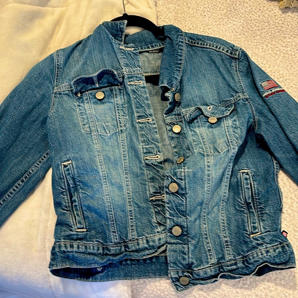 Polo Jeans Jacket in a Denim Blue color